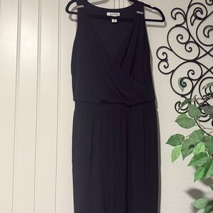 White House Black Market Sleeveless Black Jumpsuit